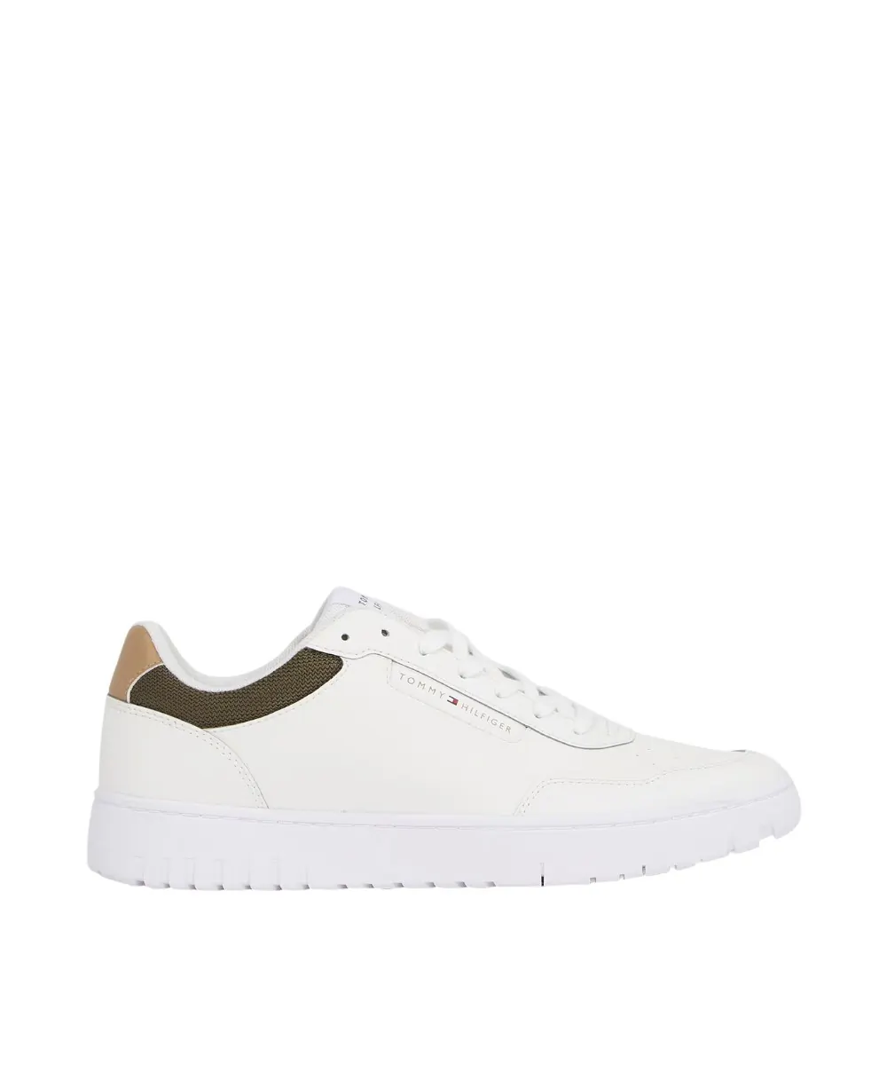Tommy Hilfiger - Ανδρικά Sneakers Th Basket Core Lite Lth FM0FM05369-YBL Λευκό