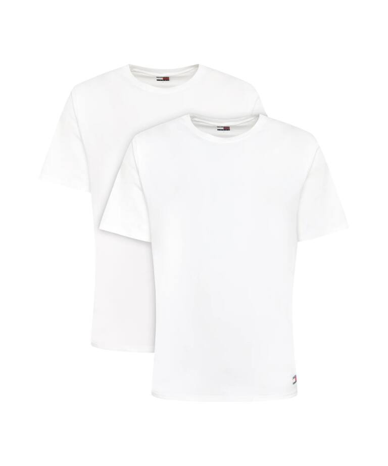 Tommy Hilfiger - Ανδρικές Φανέλες Κοντομάνικες 2Pack UM0UM03157-05F Λευκό