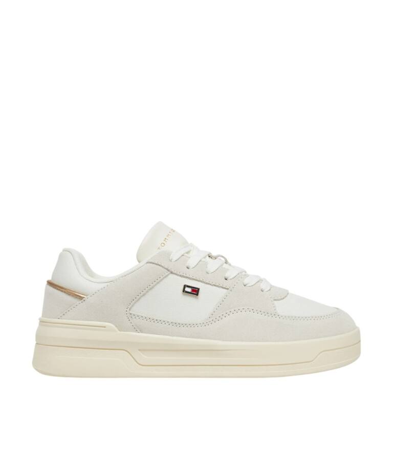 Tommy Hilfiger - Γυναικεία Sneakers Essential Basket FW0FW08456-YBL Εκρού