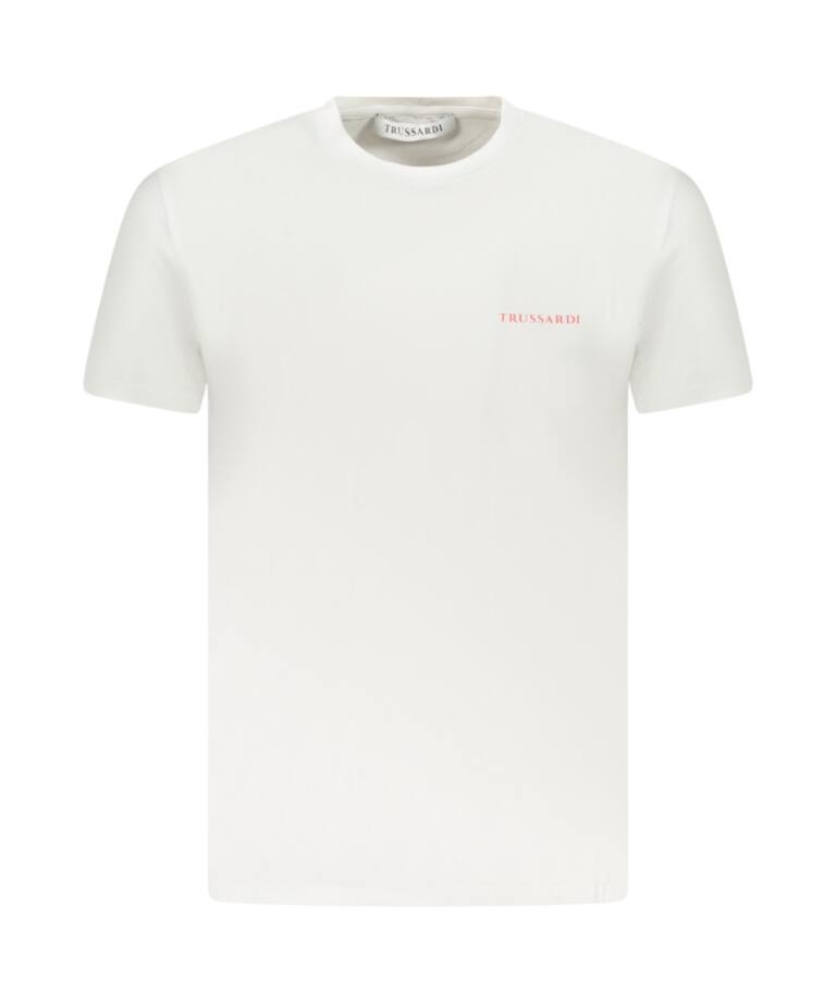 Trussardi Jeans - Ανδρικό T-Shirt Brush TRU25MTS03-01WHIT Λευκό