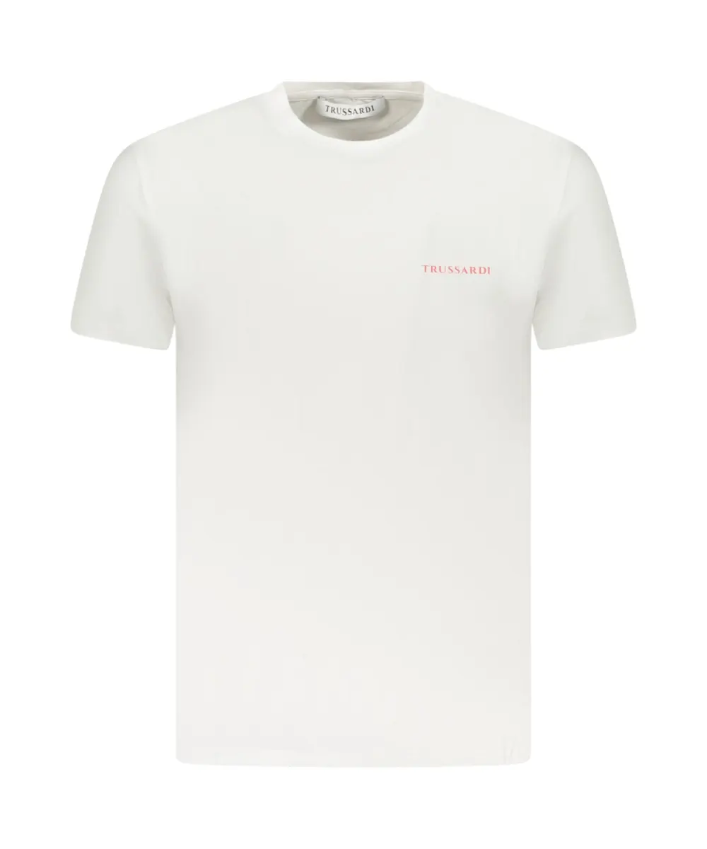 Trussardi Jeans - Ανδρικό T-Shirt Brush TRU25MTS03-01WHIT Λευκό