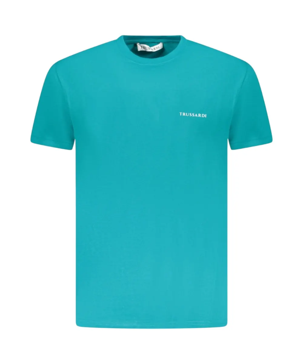 Trussardi Jeans - Ανδρικό T-Shirt Brush TRU25MTS03-15LAPI Γαλάζιο