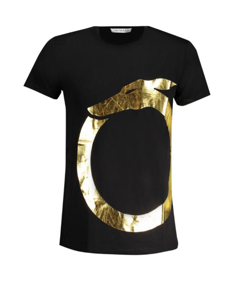 Trussardi Jeans - Ανδρικό T-Shirt TRU2MTS01-06BLKG Μαύρο