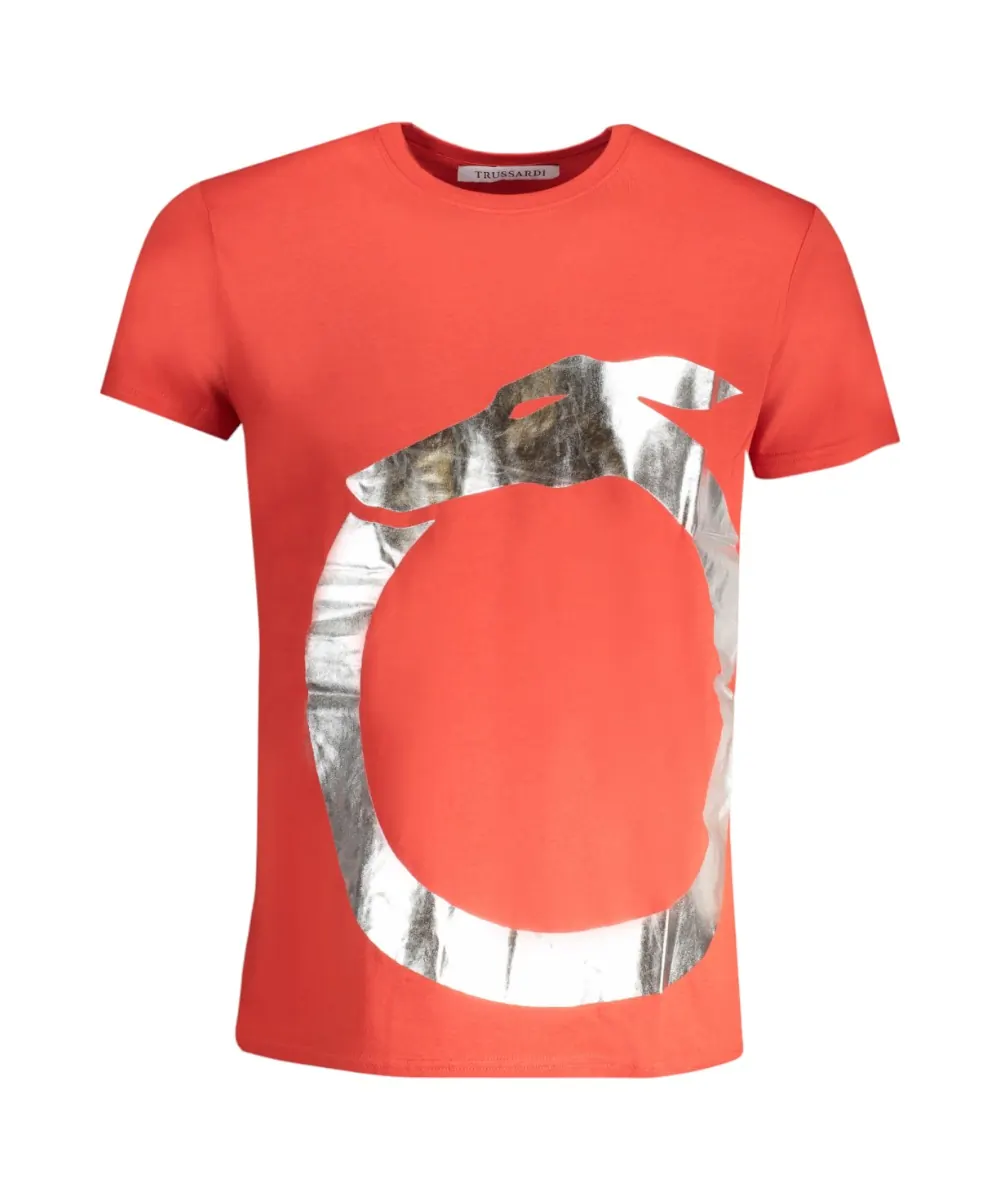 Trussardi Jeans - Ανδρικό T-Shirt TRU2MTS01-11RED Κόκκινο