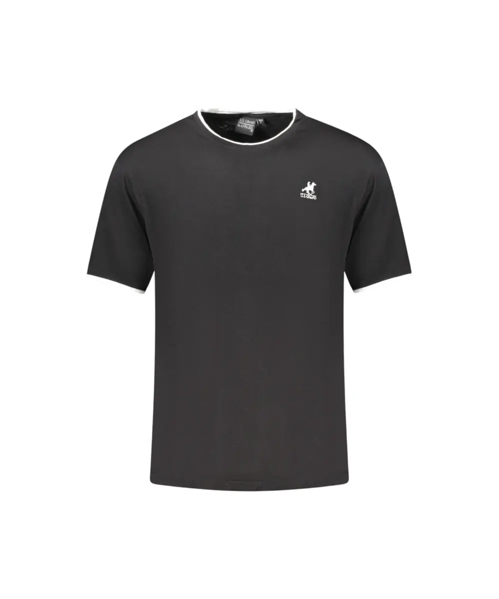 U.S. Grand Polo - Ανδρικό T-shirt AU02644-23NERO Μαύρο