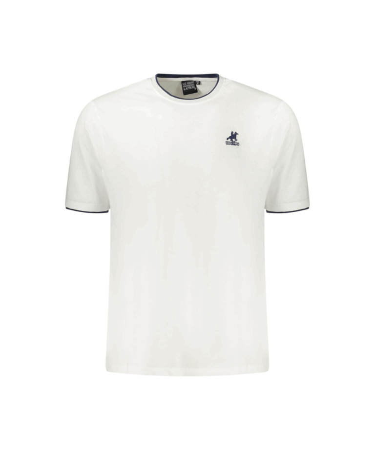 U.S. Grand Polo - Ανδρικό T-shirt AU02644-6BIANC Λευκό