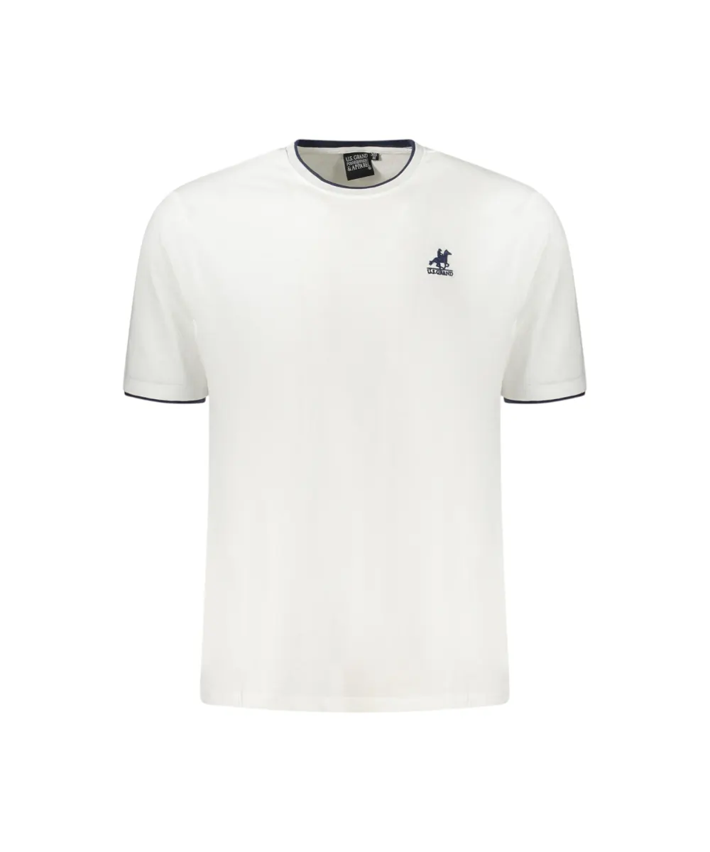 U.S. Grand Polo - Ανδρικό T-shirt AU02644-6BIANC Λευκό