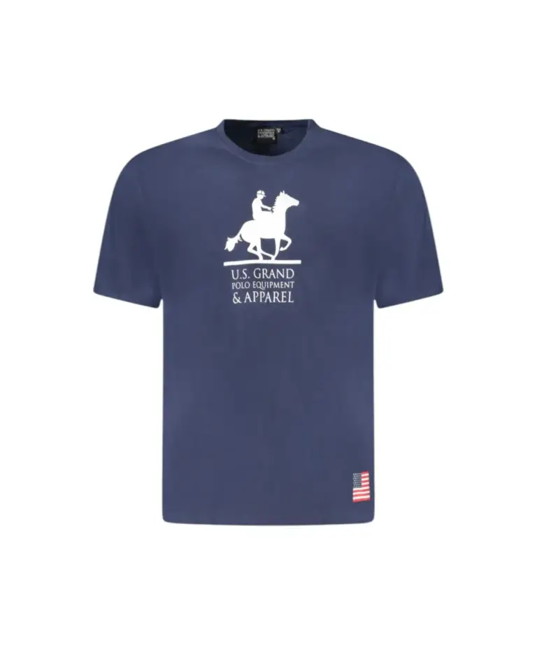 U.S. Grand Polo - Ανδρικό T-shirt AU02650-1NAVY Μπλε Ναυτικό