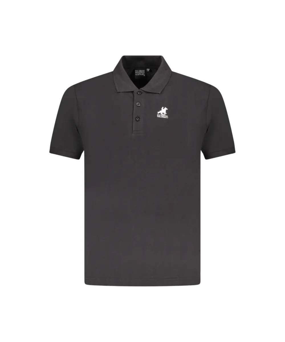 U.S. Grand Polo - Ανδρικό T-shirt Polo AU02658-23NERO Μαύρο