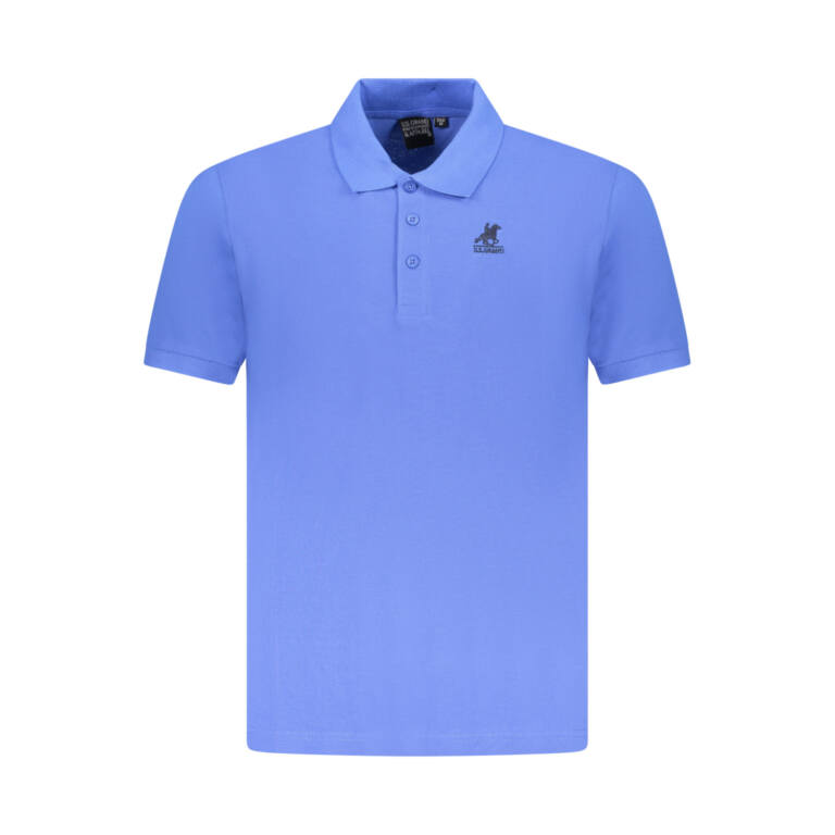 U.S. Grand Polo - Ανδρικό T-shirt Polo AU02658-3AZZUR Σιέλ