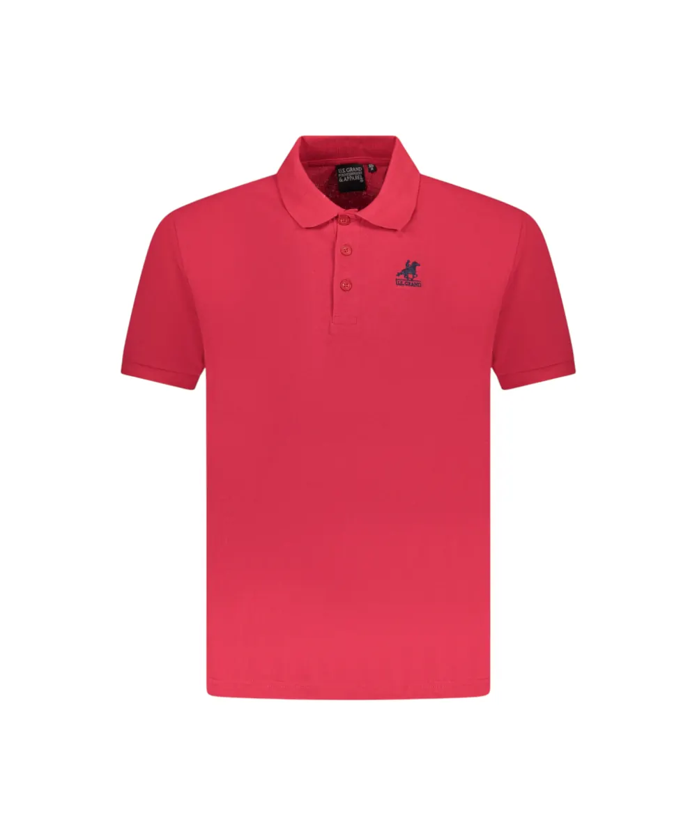 U.S. Grand Polo - Ανδρικό T-shirt Polo AU02658-8ROSSO Κόκκινο