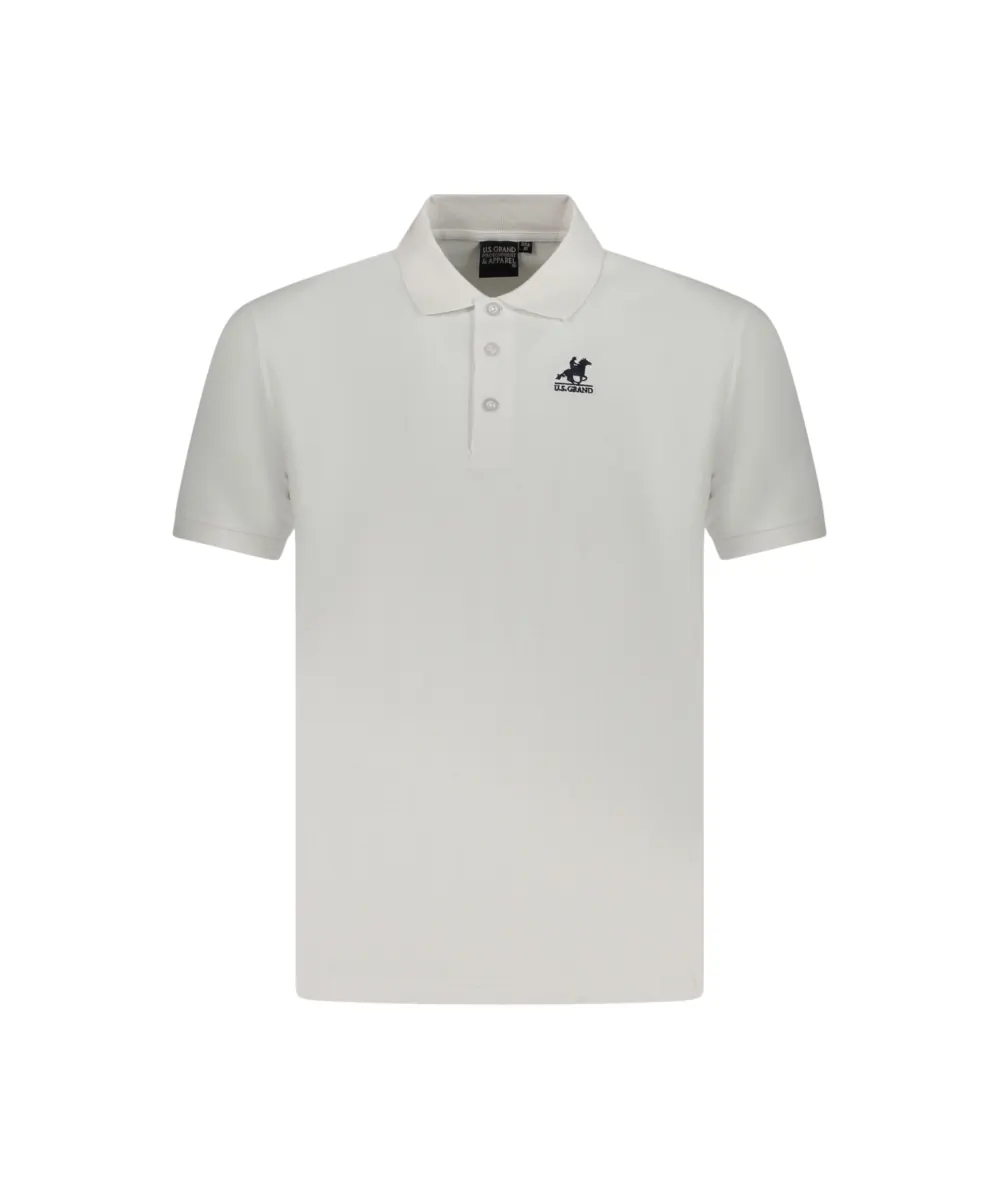 U.S. Grand Polo - Ανδρικό T-shirt Polo AU02658-6BIANC Λευκό