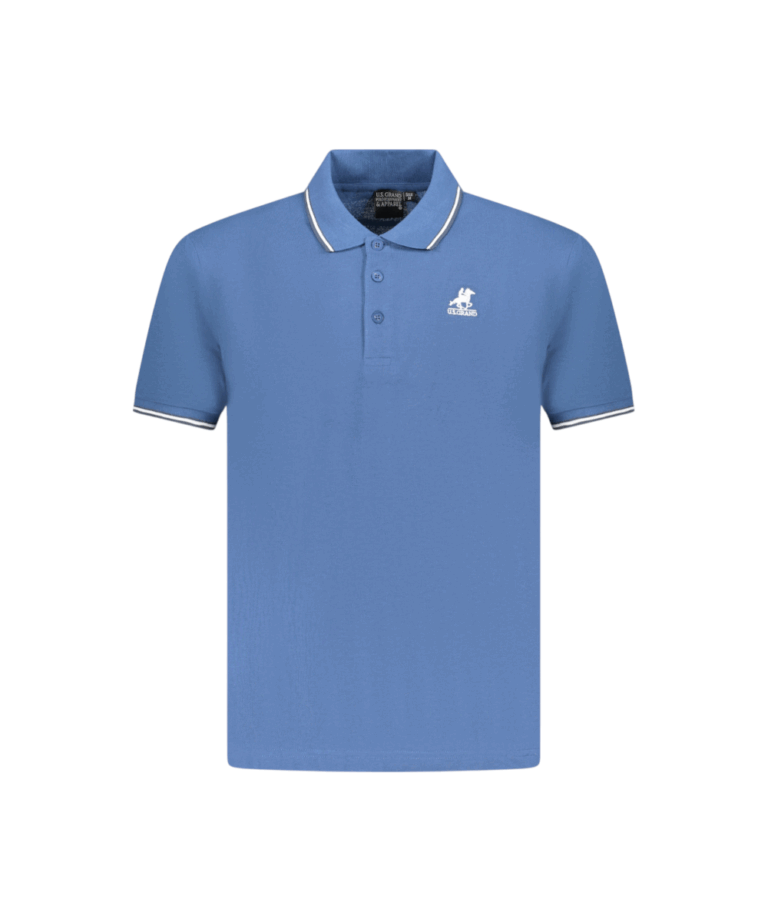 U.S. Grand Polo - Ανδρικό T-shirt Polo AU02660-2JEANS Γαλάζιο