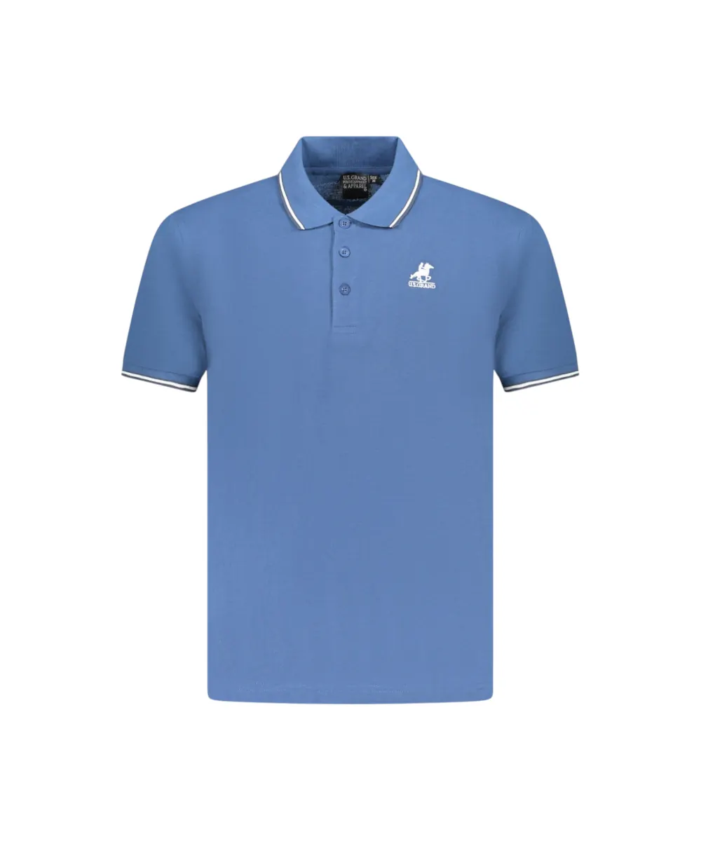 U.S. Grand Polo - Ανδρικό T-shirt Polo AU02660-2JEANS Γαλάζιο