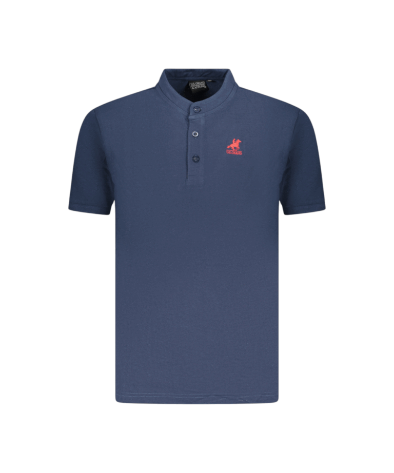 U.S. Grand Polo - Ανδρικό T-shirt Polo AU02661-1NAVY Ναυτικό Μπλε