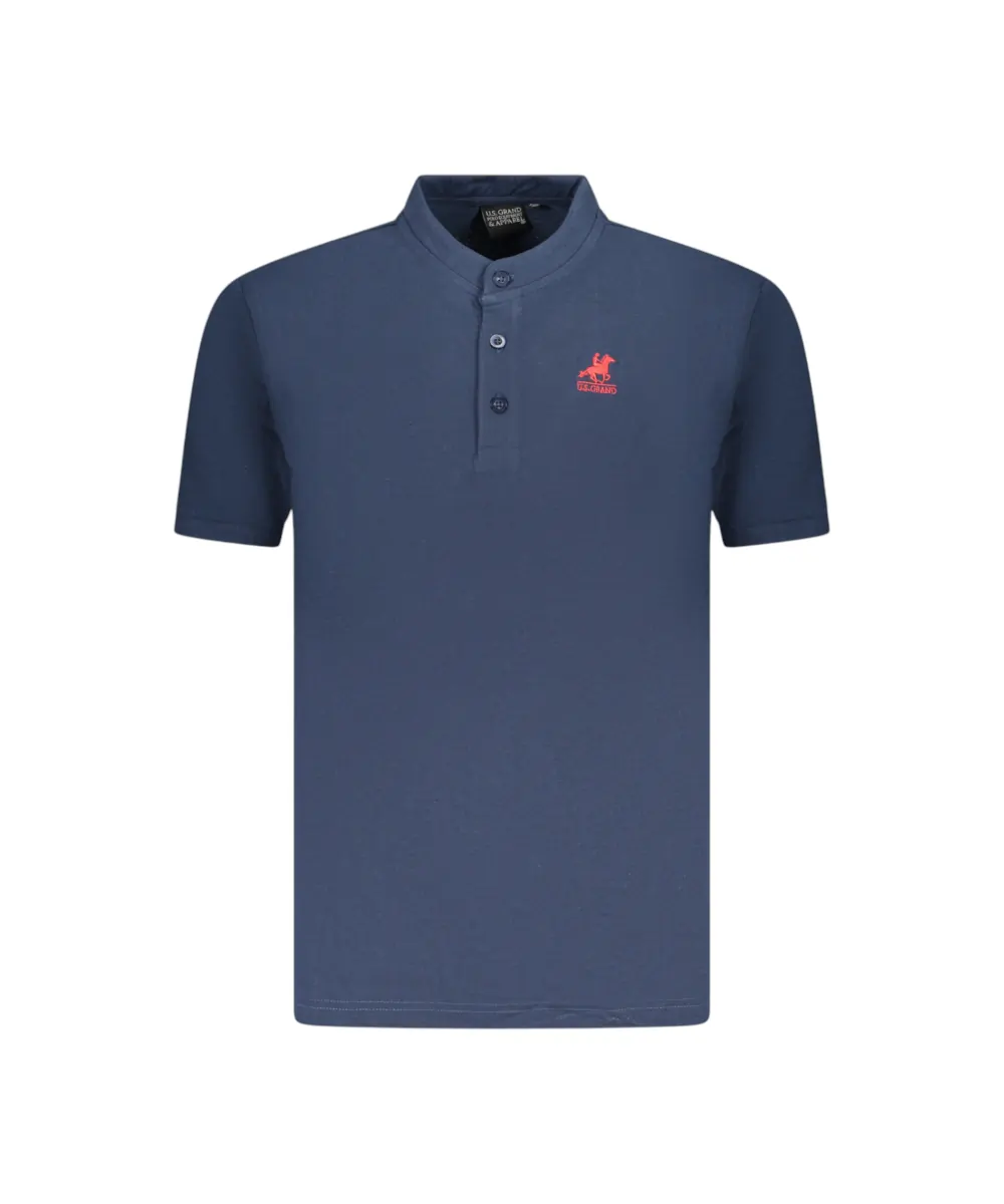 U.S. Grand Polo - Ανδρικό T-shirt Polo AU02661-1NAVY Ναυτικό Μπλε