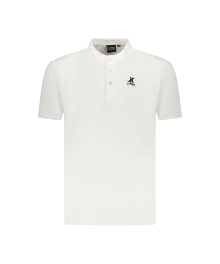 U.S. Grand Polo - Ανδρικό T-shirt Polo AU02661-6BIANC Λευκό