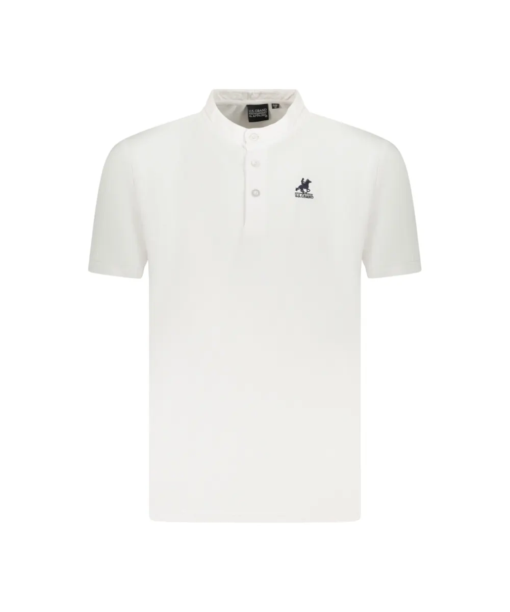 U.S. Grand Polo - Ανδρικό T-shirt Polo AU02661-6BIANC Λευκό