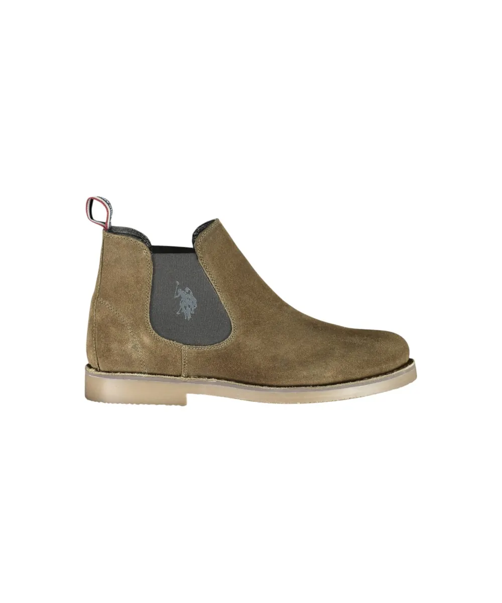 U.S. Polo Assn. - Ανδρικά Μποτάκια Σουέτ με λάστιχο MUST001/MBS2-MIL002 Πράσινο