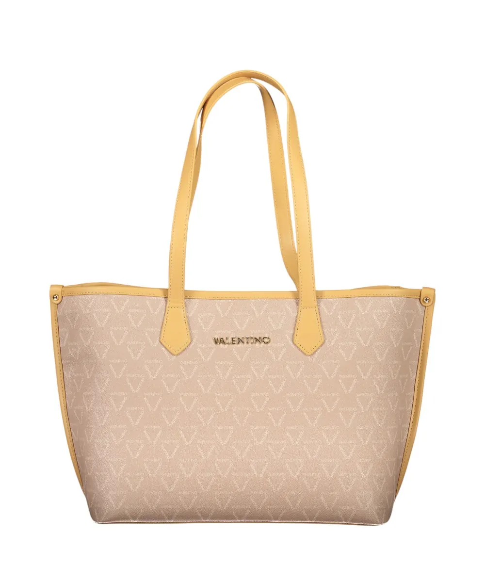 Valentino Bags - Μεγάλη Γυναικεία Τσάντα Lady Re VBS8GT02-C38 Μπεζ