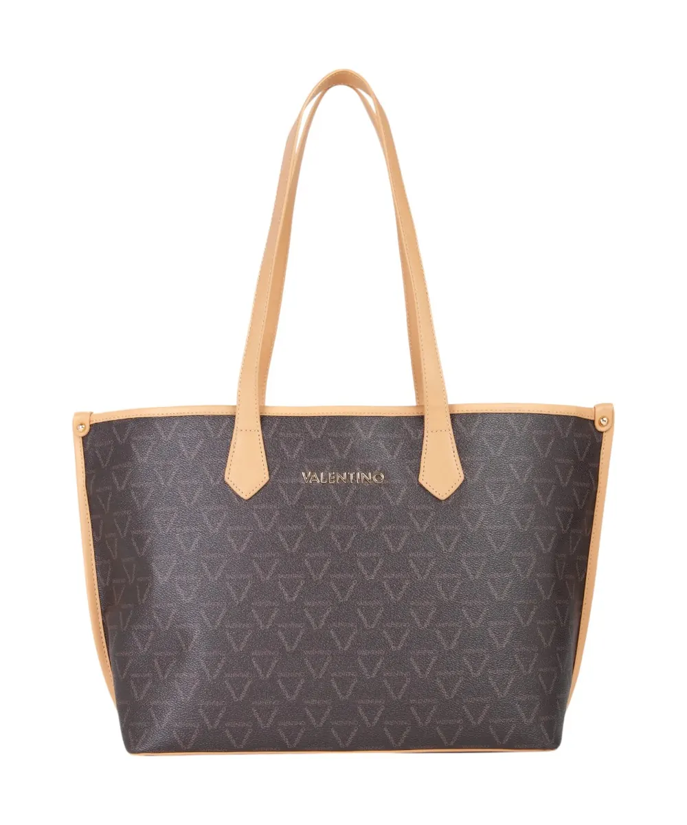 Valentino Bags - Μεγάλη Γυναικεία Τσάντα Lady Re VBS8GT02-N06 Καφέ