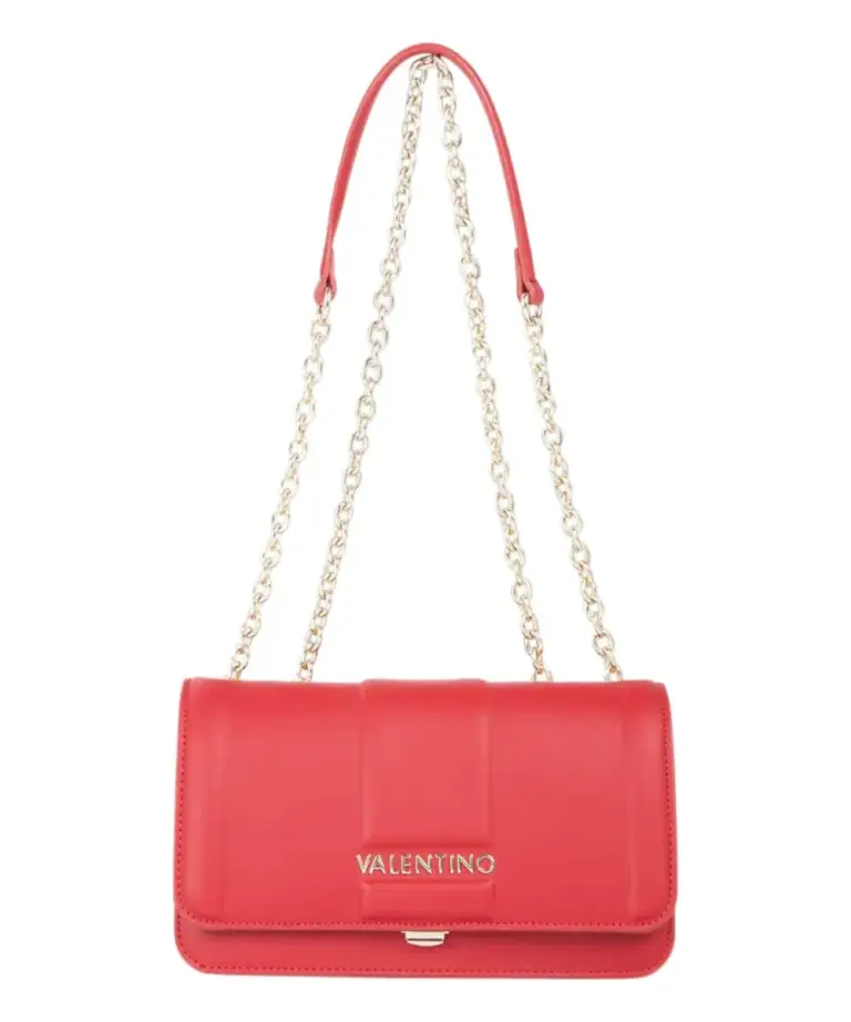 Valentino Bags - Γυναικεία Τσάντα Χιαστί Brass VBS8G609-003 Κόκκινο