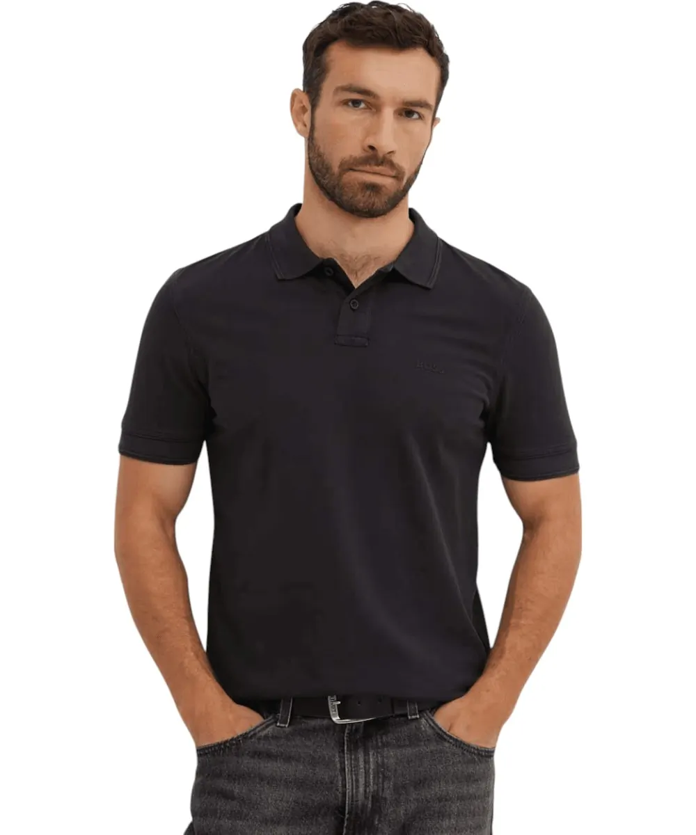 Boss - Ανδρικό Polo T-shirt Prime 50507813-001 Μαύρο