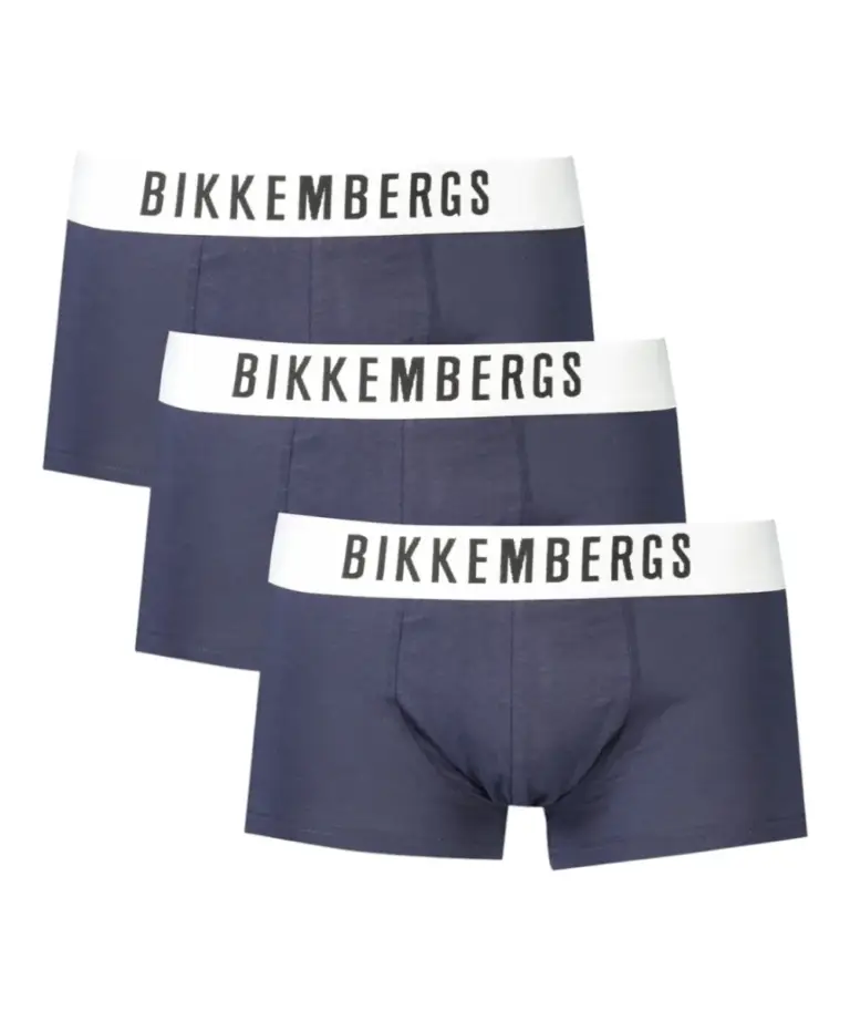 Bikkembergs - Ανδρικά Μποξεράκια 3Pack BKK1UTR10TR-NAVY Μπλε Σκούρο
