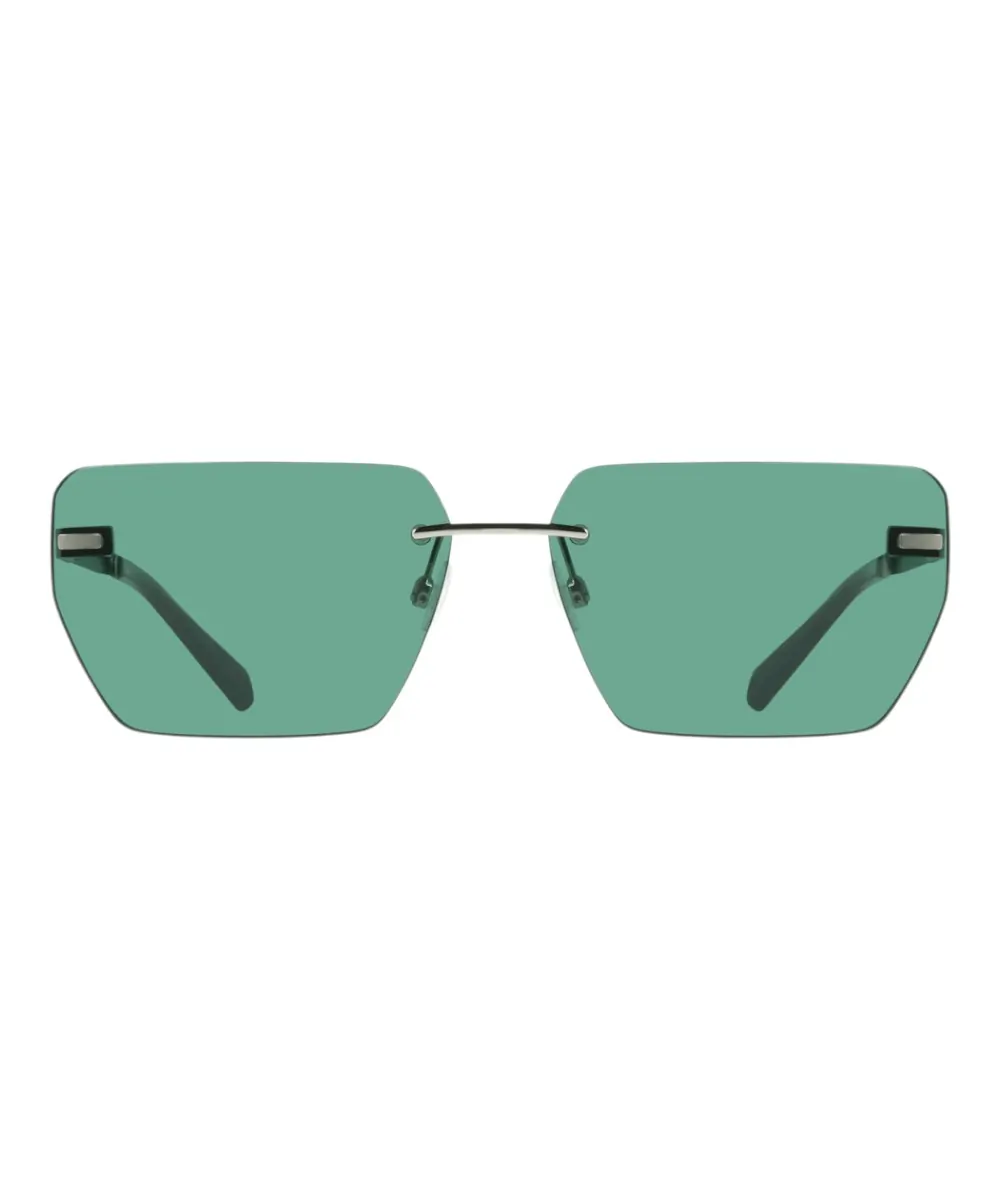 Calvin Klein - Ανδρικά Γυαλιά Ηλίου CKJ25207S-045 με Πράσινο Σκελετό και Πράσινο Φακό