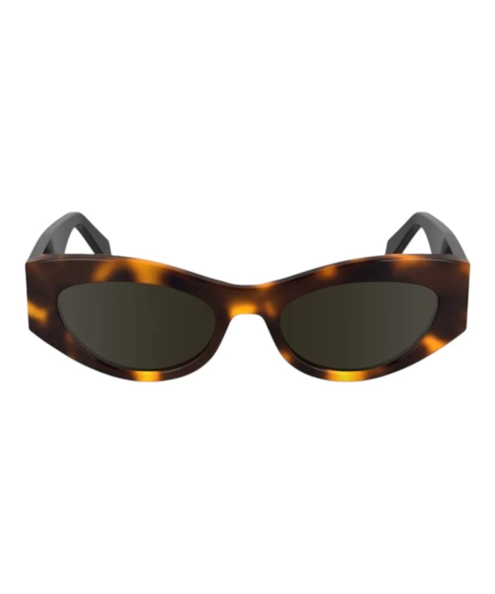 Calvin Klein - Γυναικεία Γυαλιά Ηλίου CKJ24626S-235 με Καφέ Κοκκάλινο Σκελετό και Καφέ Φακό