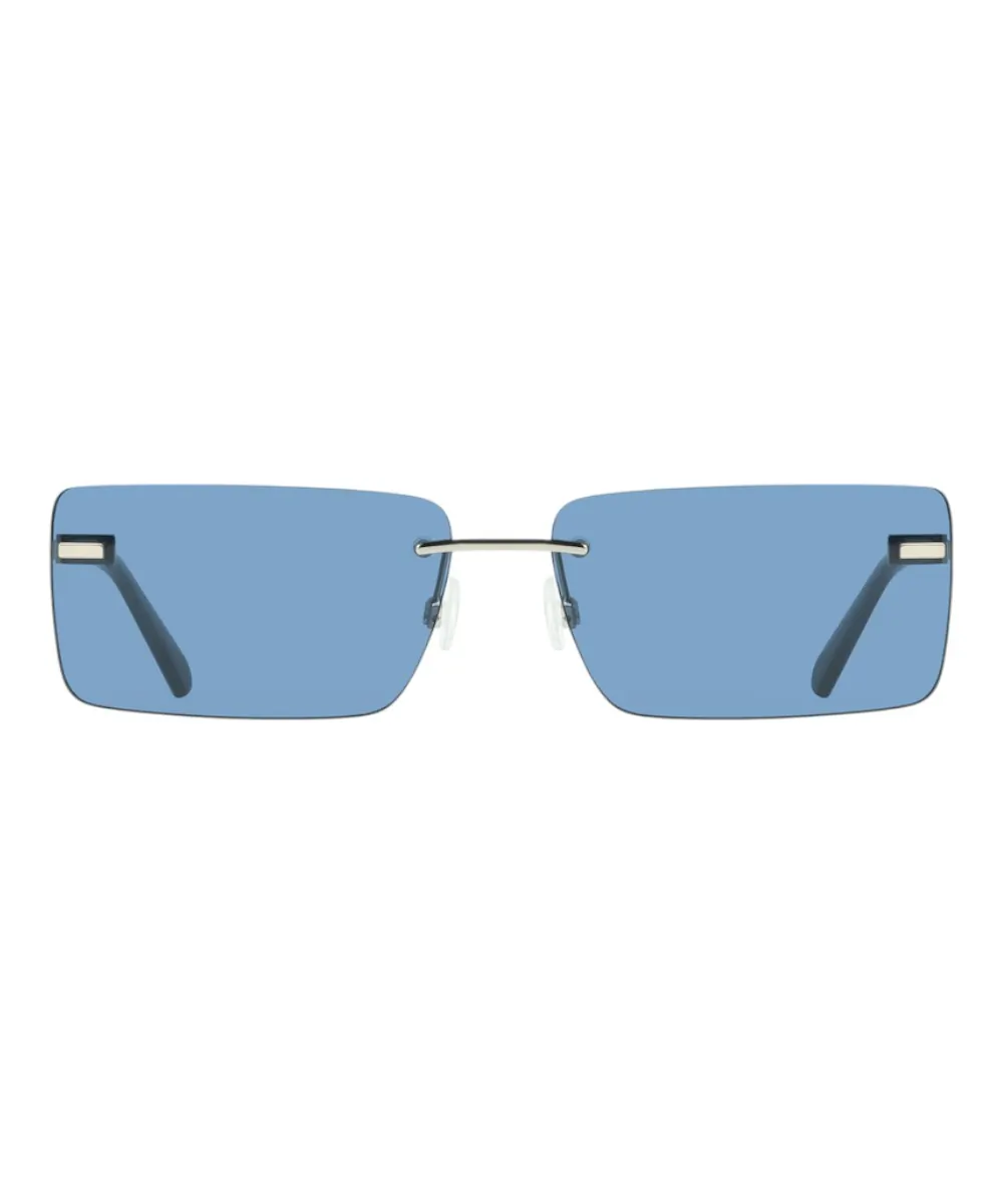 Calvin Klein - Γυναικεία Γυαλιά Ηλίου CKJ25206S-044 με Μπλε Μεταλλικό Σκελετό και Μπλε Φακό