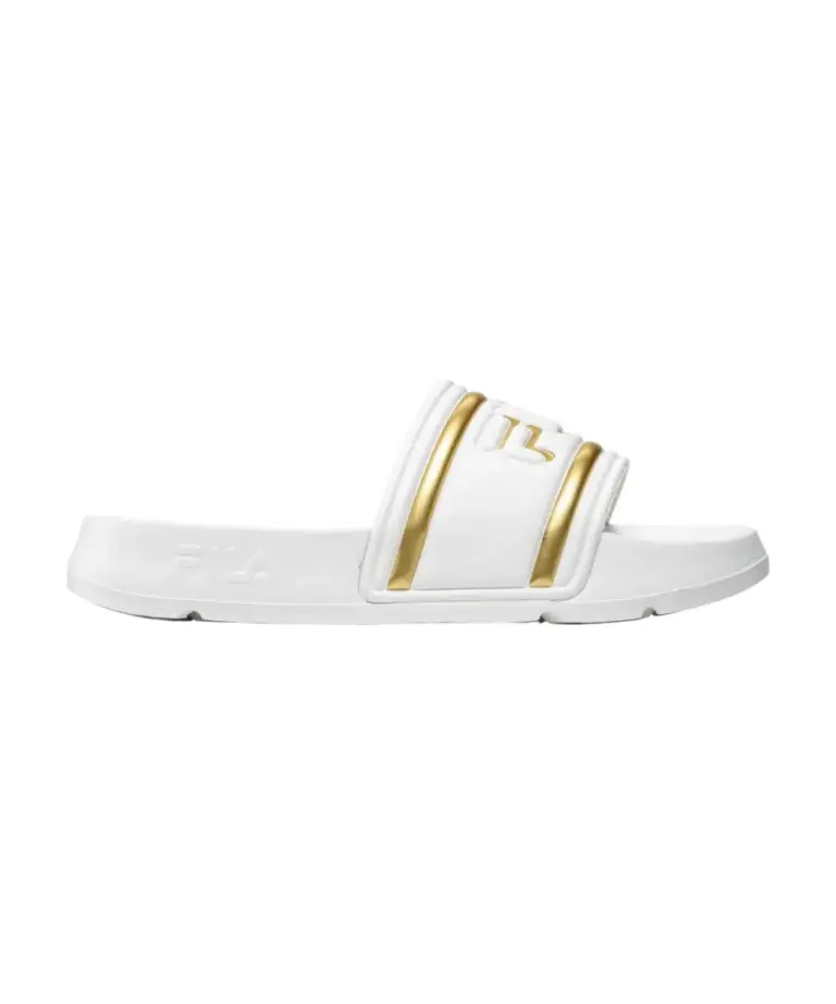 Fila – Γυναικείες Παντόφλες Morro Bay Logo Slipper Wmn FFW0102-13069 Λευκό