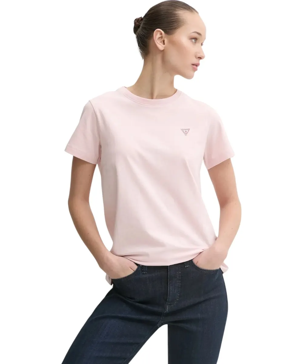 Guess - Γυναικείο T-Shirt Regular Fit W4YI10J1314-A61U Ροζ