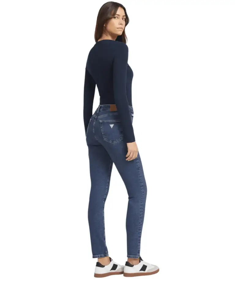 Guess - Γυναικείο τζιν G05 skinny με ψηλή μέση W4YA92D5CB2-M3DW Μπλε