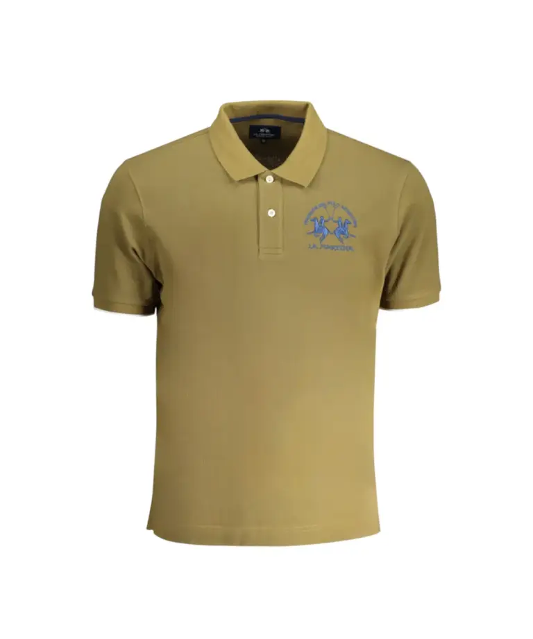 La Martina - Ανδρικό T-Shirt Polo YMP001-PK001-03197 Λαδί
