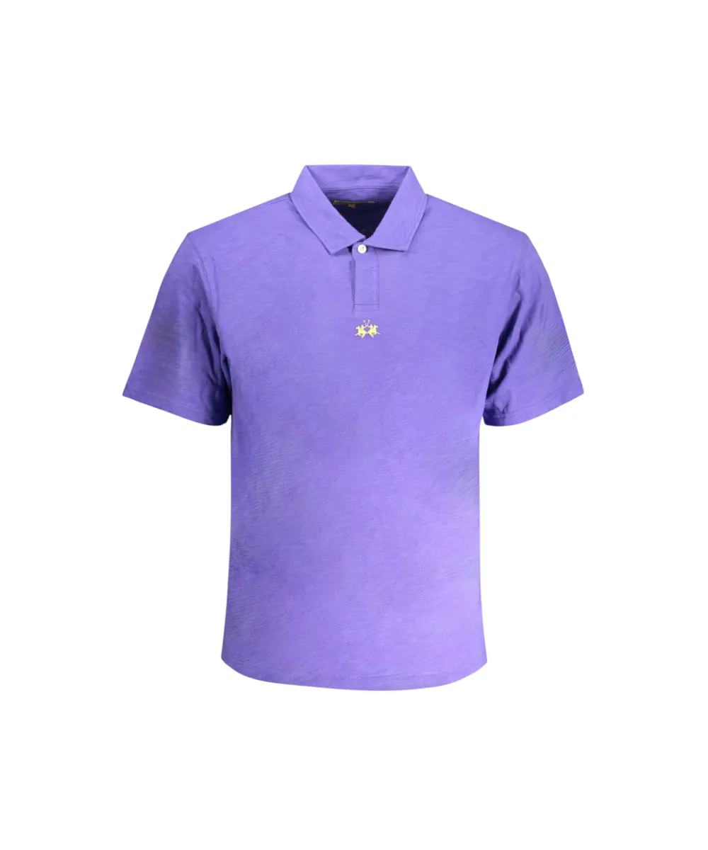 La Martina - Ανδρικό T-Shirt Polo YMP018-JS259-07213 Μωβ