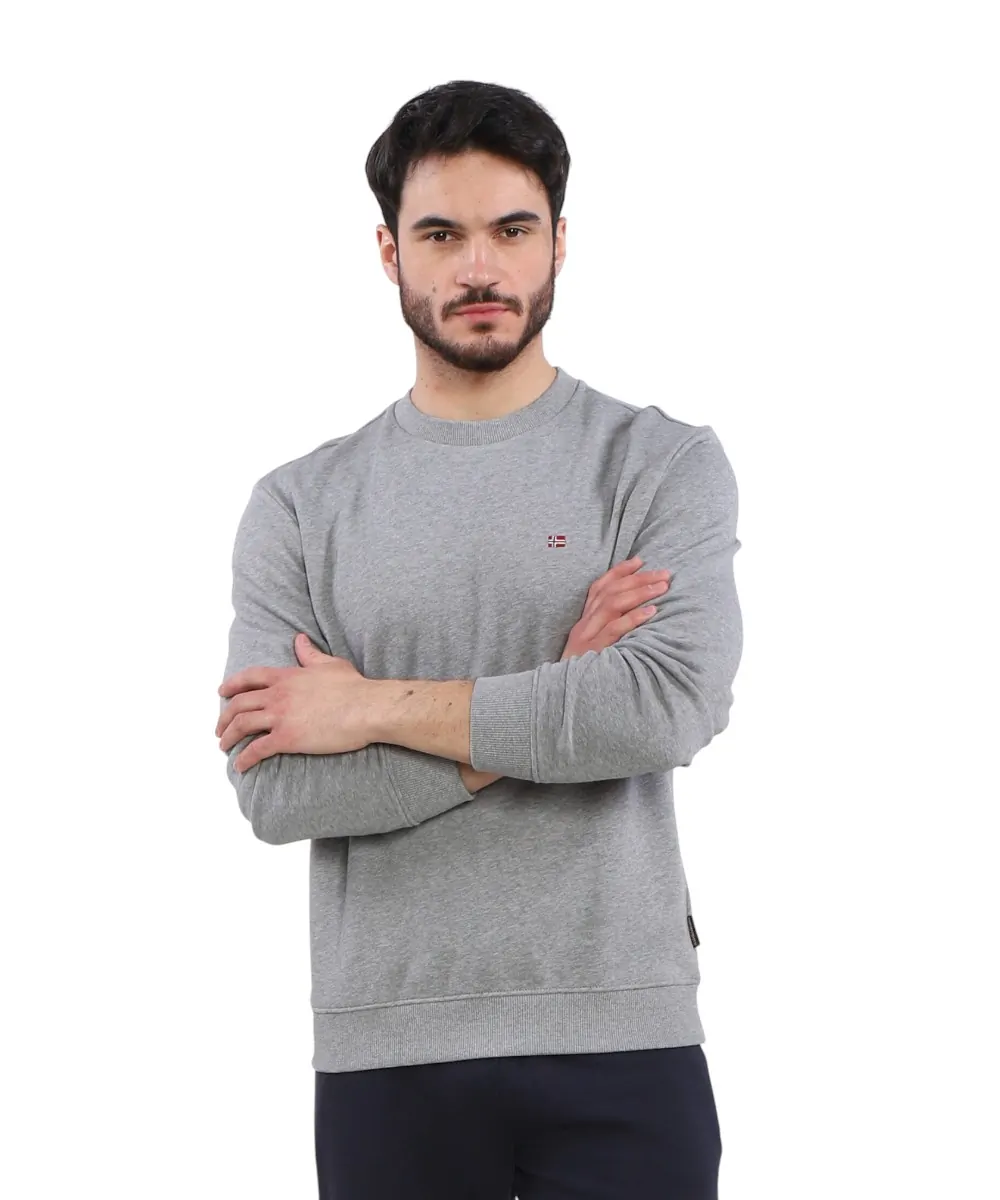 Napapijri - Ανδρικό Φούτερ Balis Regular Fit NP0A4H89-H62 Γκρι