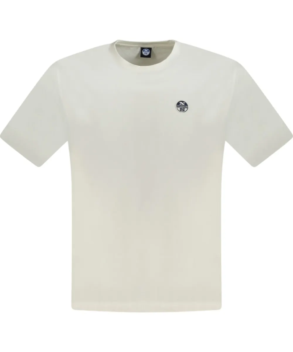 North Sails- Ανδρικό Κοντομάνικο Basic T-Shirt 996016-000-0101 Λευκό