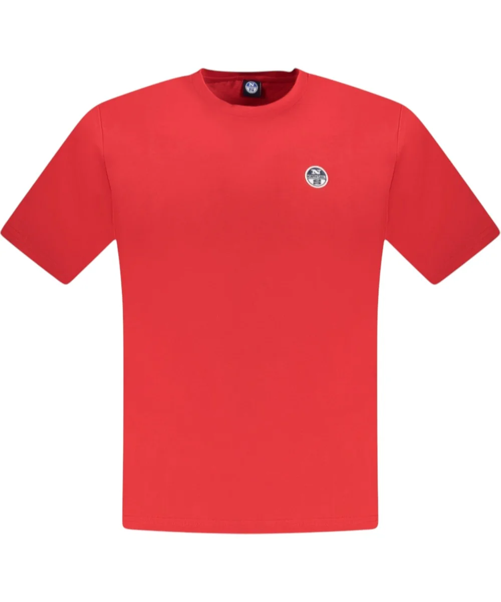 North Sails- Ανδρικό Κοντομάνικο Basic T-Shirt 996016-000-0230 Κόκκινο