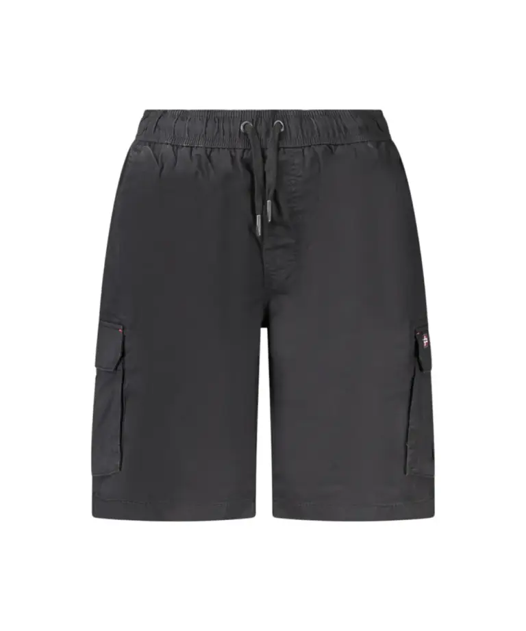 Scuola Nautica Italiana - Ανδρική Βερμούδα Cargo 858527-BLACK Μαύρο