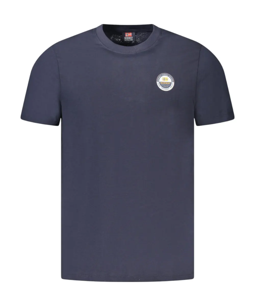 Scuola Nautica Italiana - Ανδρικό T-shirt Κοντομάνικο 806032-NAVY Μπλε Σκούρο