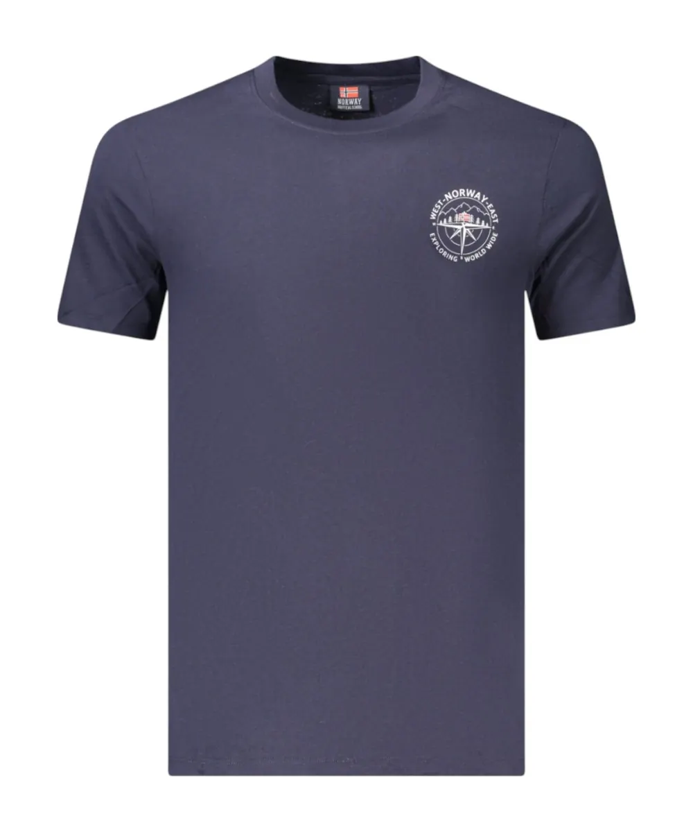 Scuola Nautica Italiana - Ανδρικό T-shirt Κοντομάνικο 856034-NAVY Μπλε Σκούρο