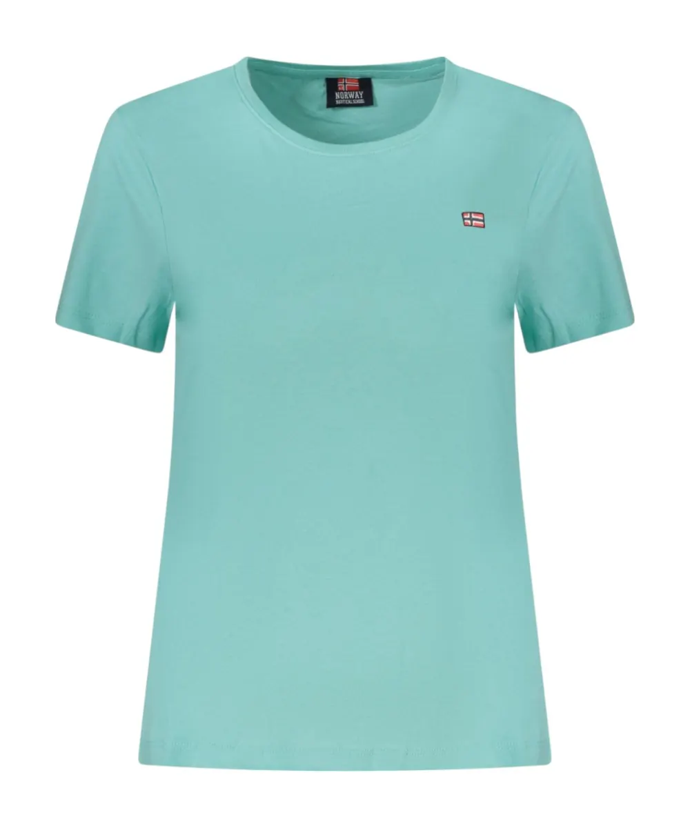 Scuola Nautica Italiana - Γυναικείο T-shirt Κοντομάνικο 856110-CAPRI Γαλάζιο