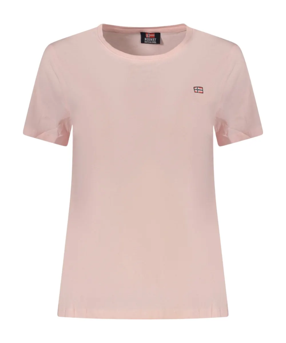 Scuola Nautica Italiana - Γυναικείο T-shirt Κοντομάνικο 856110-CHARM Ροζ
