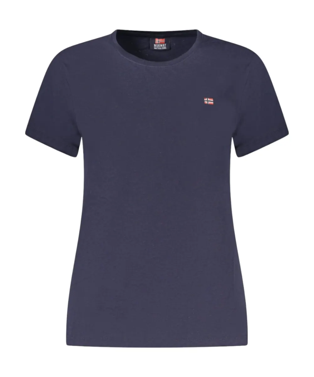 Scuola Nautica Italiana - Γυναικείο T-shirt Κοντομάνικο 856110-NAVY Μπλε Σκούρο