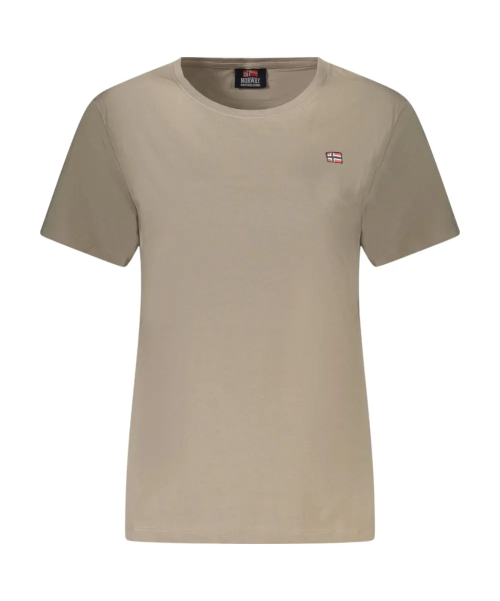 Scuola Nautica Italiana - Γυναικείο T-shirt Κοντομάνικο 856110-ROPE Μπεζ