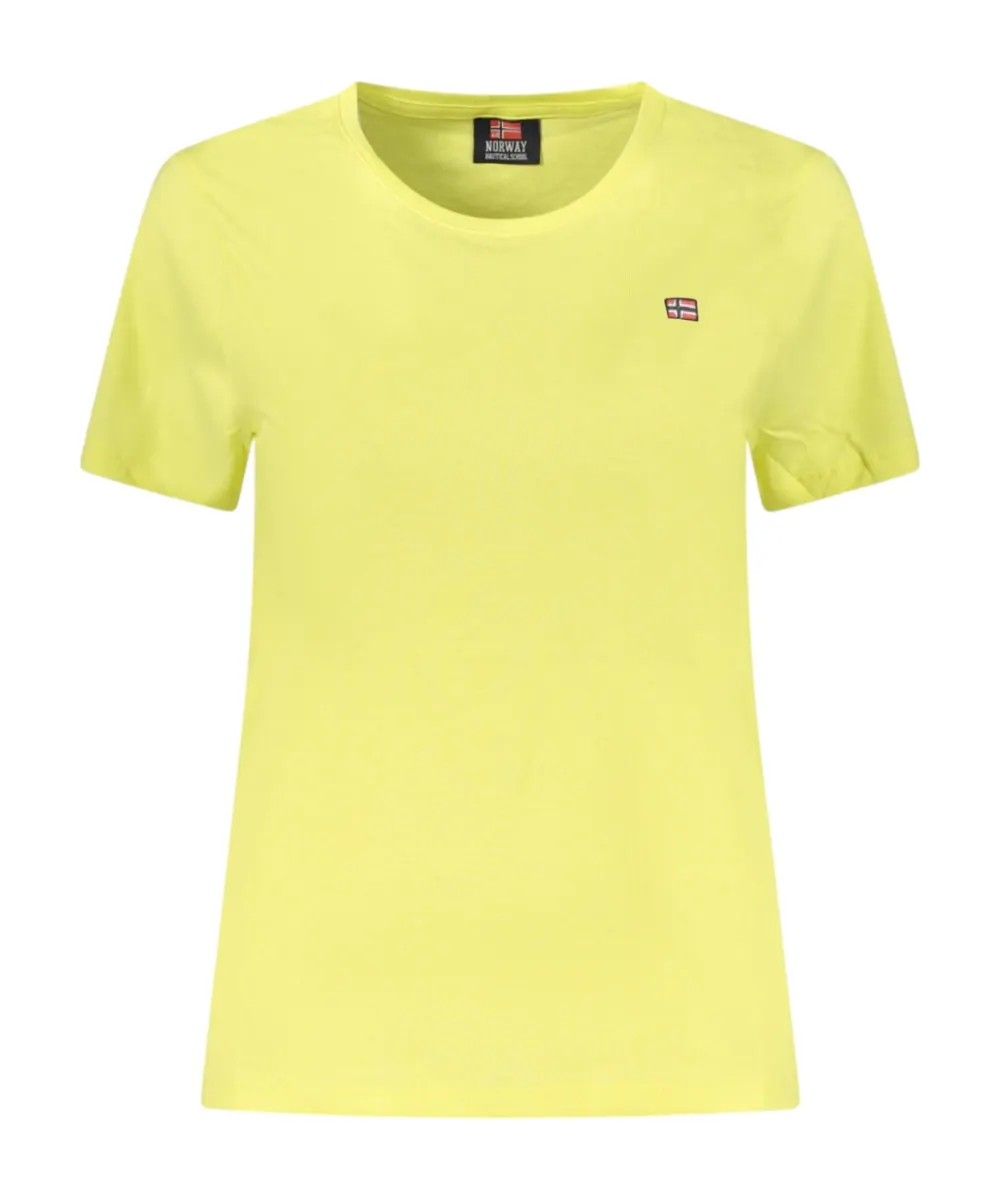Scuola Nautica Italiana - Γυναικείο T-shirt Κοντομάνικο 856110-ZEST Κίτρινο