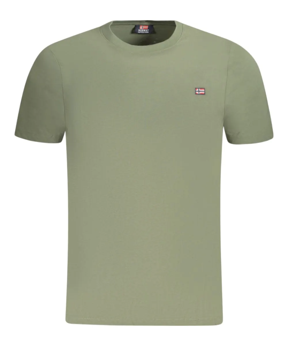 Scuola Nautica Italiana - Ανδρικό T-shirt Κοντομάνικο Basic 836010-ARMY Πράσινο