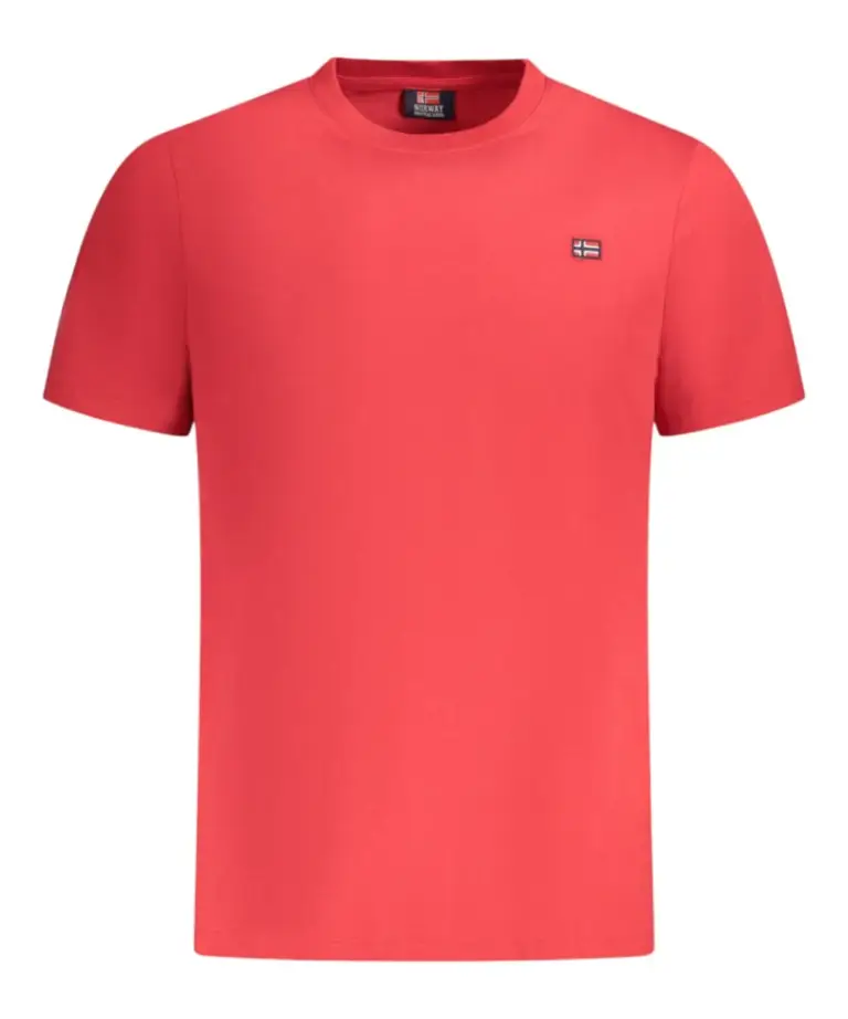 Scuola Nautica Italiana - Ανδρικό T-shirt Κοντομάνικο Basic 836010-BITTER Κόκκινο