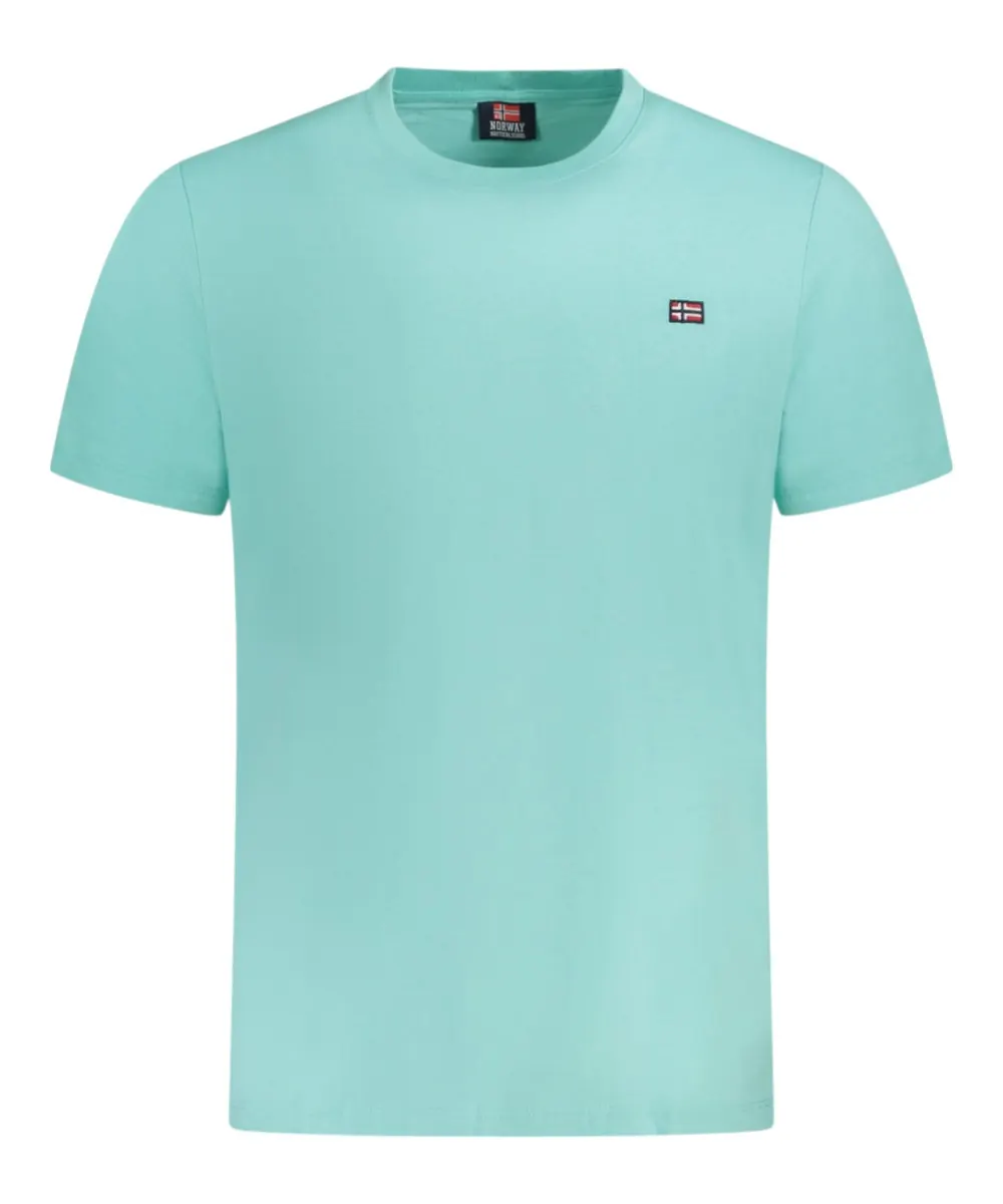 Scuola Nautica Italiana - Ανδρικό T-shirt Κοντομάνικο Basic 836010-CAPRI Βεραμάν